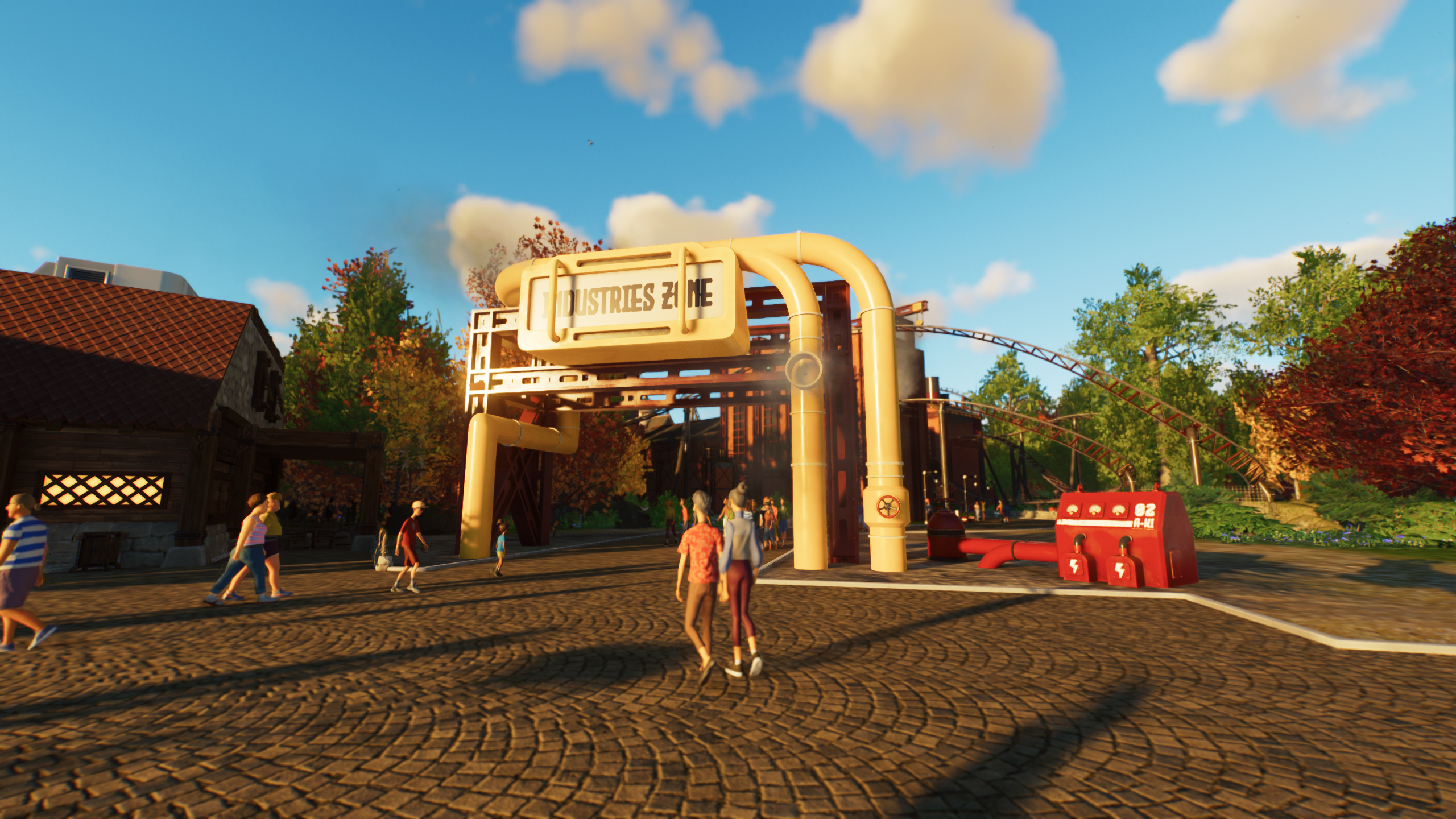 photo de planet coaster 2 entrée de zone